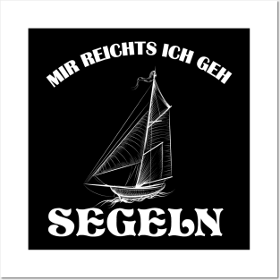 Segel Segeln Lust Posters and Art